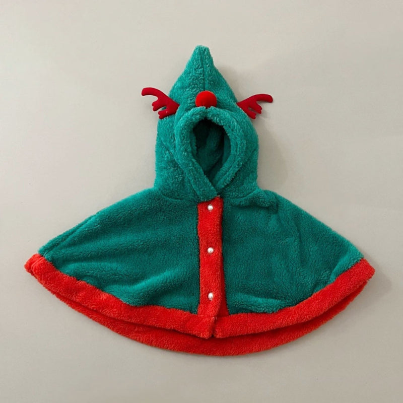 【BABY】トナカイ角ファーフードポンチョSK102812