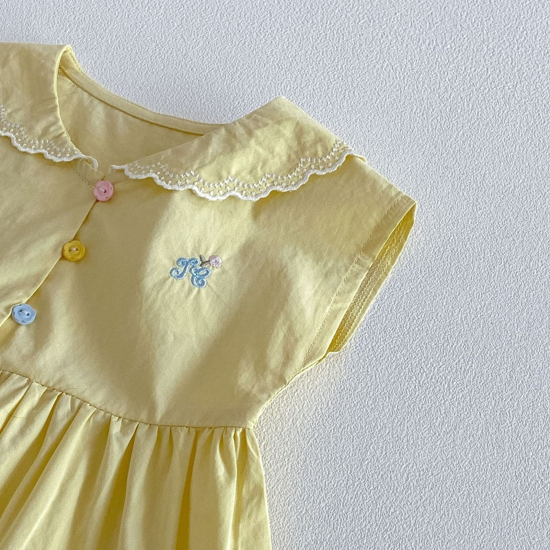 【BABY&KID】夏新作刺繍カートゥーンワンピースSK105522