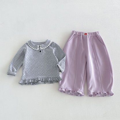 【BABY&KID】丸襟長袖トップスSK106616