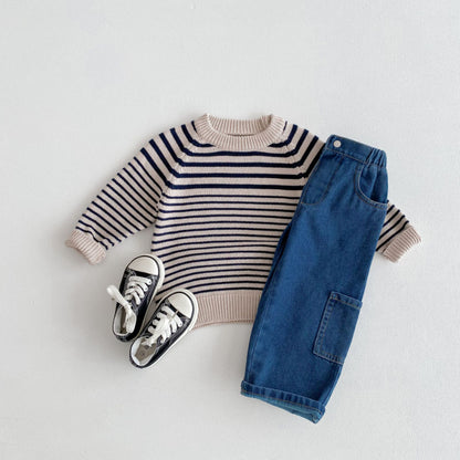 【BABY&KID】ボーダーニットセーターSK092914