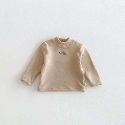 【BABY&KID】冬新作刺繍フリーストップスSK108506