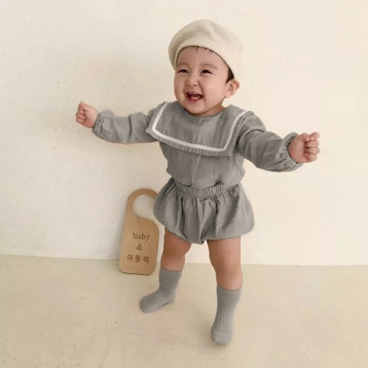【BABY】ビッグカラー マリン風セットアップSK101513