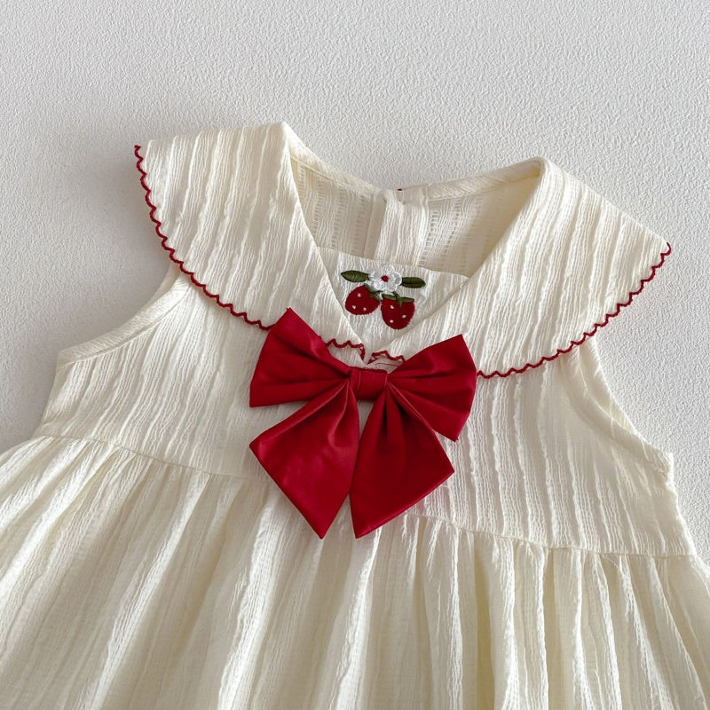 【BABY&KID】夏新作 いちごチェックワンピースSK105210
