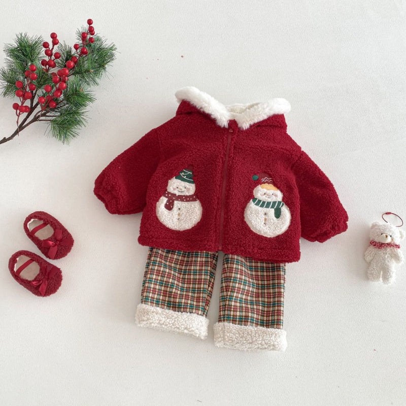 【BABY&KID】冬新作ゆきだるまあったかアウターSK103030