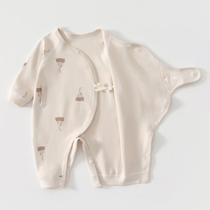 【BABY】北欧風アニマル柄カバーオールSK102602