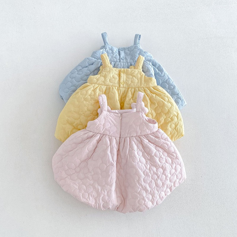 【BABY&KID】冬新作厚手フラワーワンピース、ハイネックニットSK107725