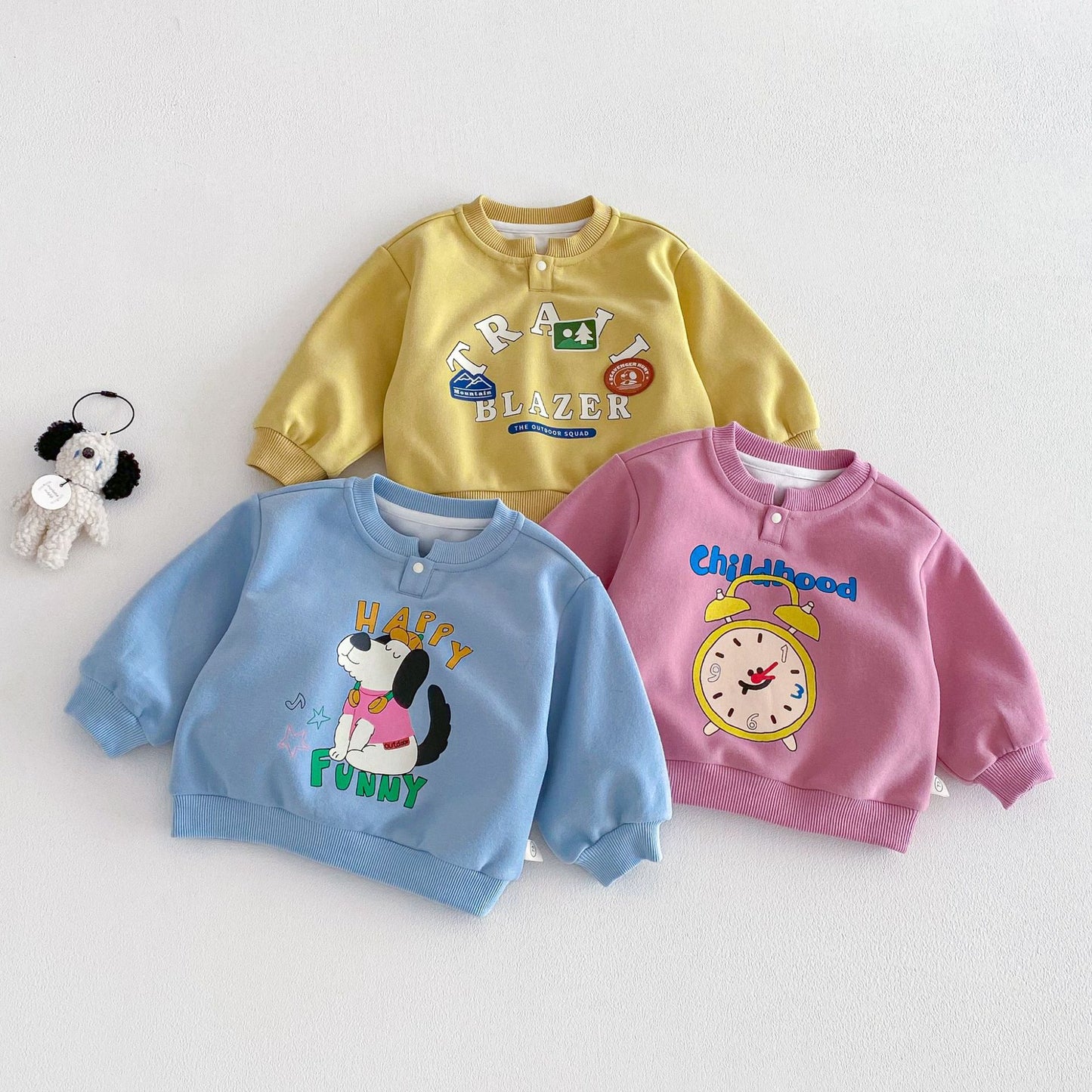 【BABY&KID】レタープリントスウェットセットアップSK103507