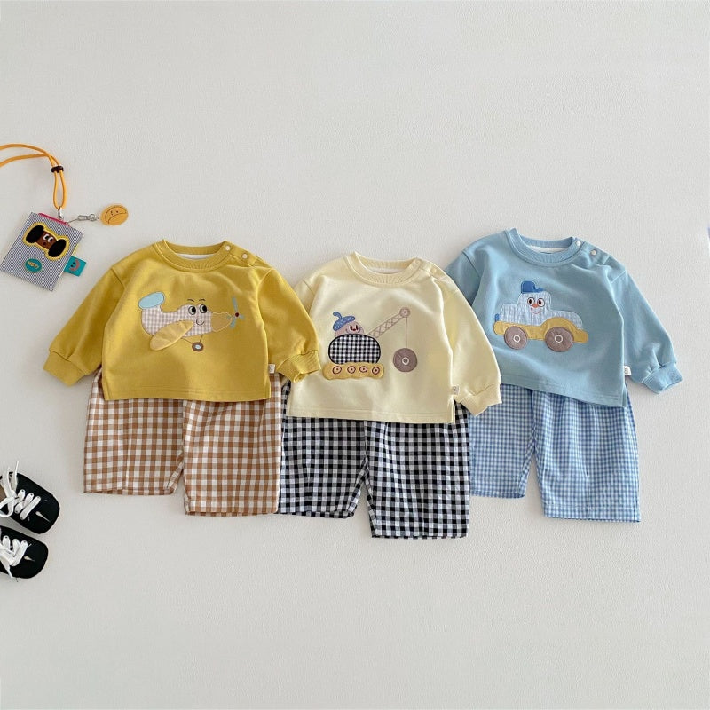 【BABY&KID】くるま柄ロンTSK104114