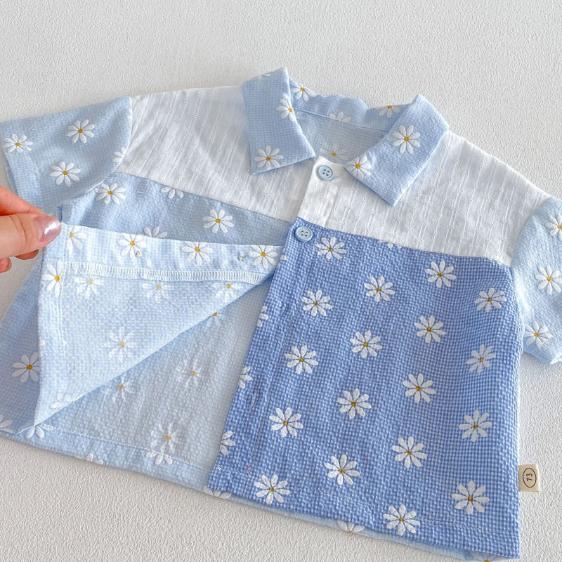【BABY&KID】夏新作フラワー総柄ワンピース、セットアップSK106103