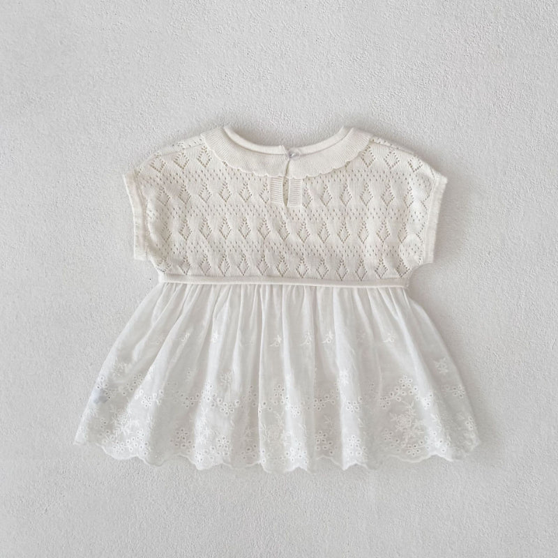 【BABY&KID】夏新作 ノースリーブニットトップスSK080107