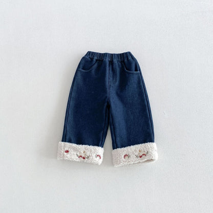 【BABY&KID】うさぎ刺繍中綿ジャケット、ワンピース、ニット、パンツ、トップスSK108118