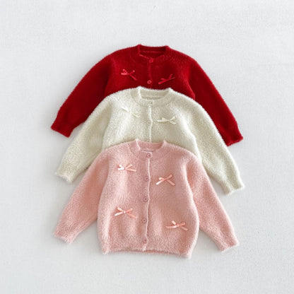 【BABY&KID】蝶結びニットカーディガンSK108106
