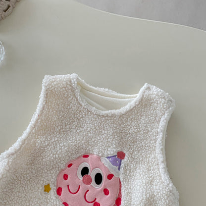 【BABY&KID】もこもこボアカバーオール、うさぎトレーナーセットSK102932