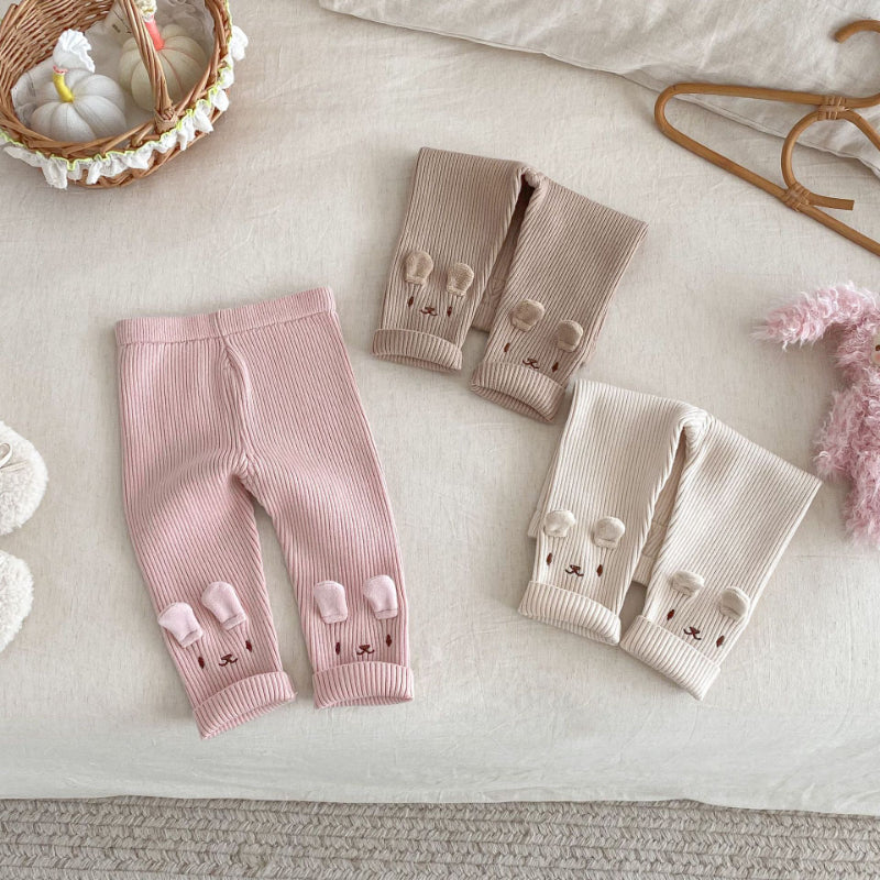 【BABY&KID】冬新作キャラクター刺繍レギンスSK102536