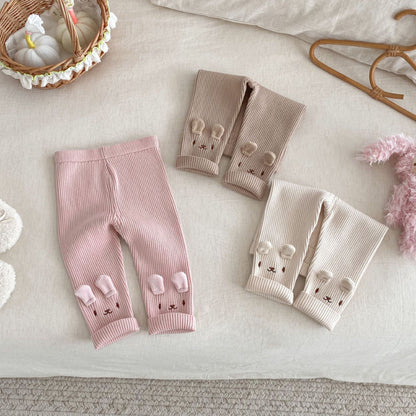 【BABY&KID】冬新作キャラクター刺繍レギンスSK102536