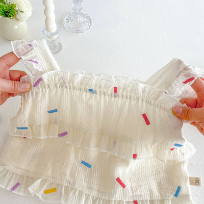 【BABY&KID】夏新作 キャミソール、無地ショートパンツSK080608