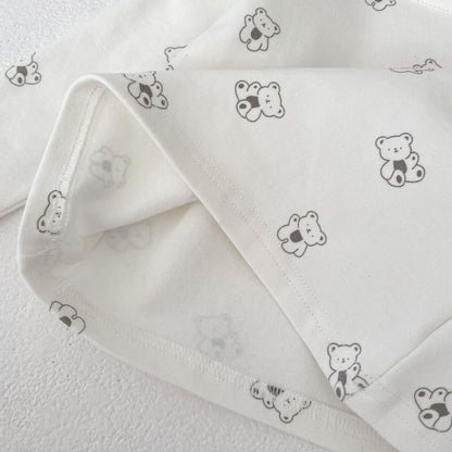 【BABY】クマポケット付きコーデュロイサロペットORクマ柄ＴシャツSK060603