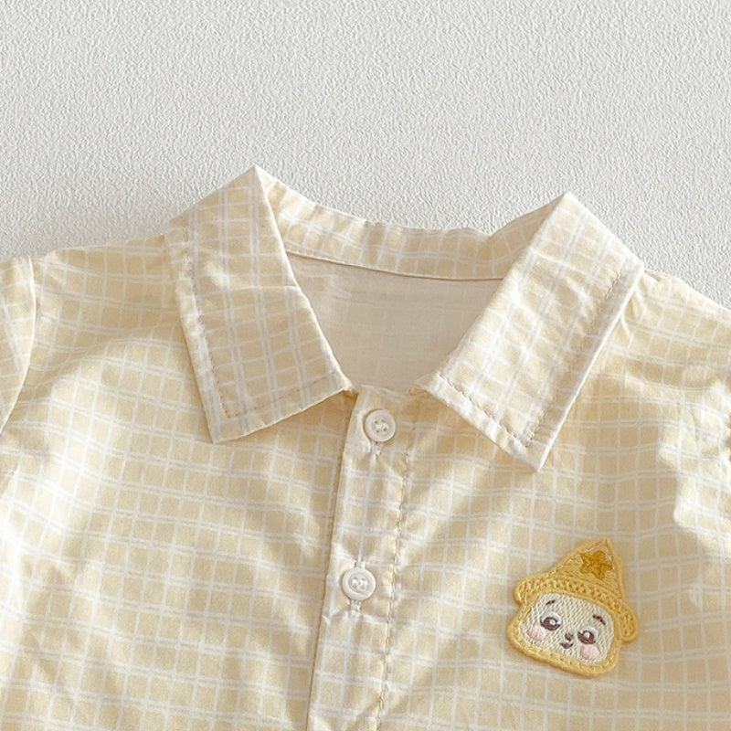 【BABY】夏新作シンプルカートゥーンサロペット、シャツ、ショートパンツSK104807