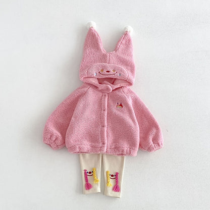 【BABY&KID】カートゥーン刺繍ジャケット、レギンスSK108120
