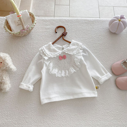 【BABY】レースフリル付きTシャツSK092422