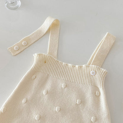 【BABY】花柄ニットカーデ＆サロペット、レースTシャツSK101416