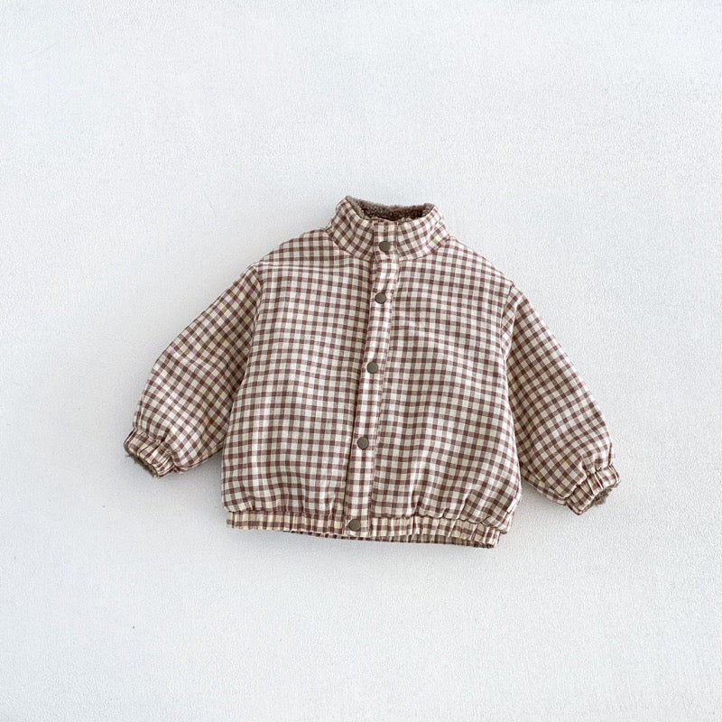 【BABY&KID】冬新作リバーシブル厚手ジャケット、折り返しパンツSK107715