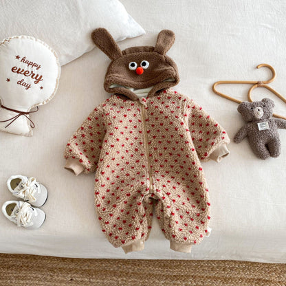 【BABY】シープボアフードカバーオールSK102911