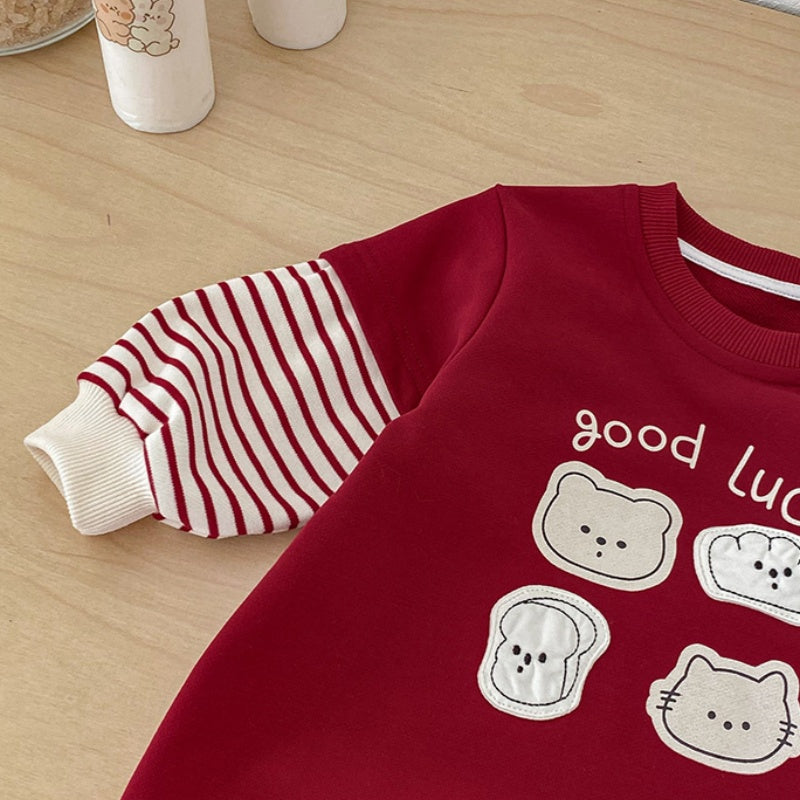 【BABY】カートゥーン重ね着風カバーオールSK103408