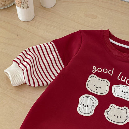 【BABY】カートゥーン重ね着風カバーオールSK103408