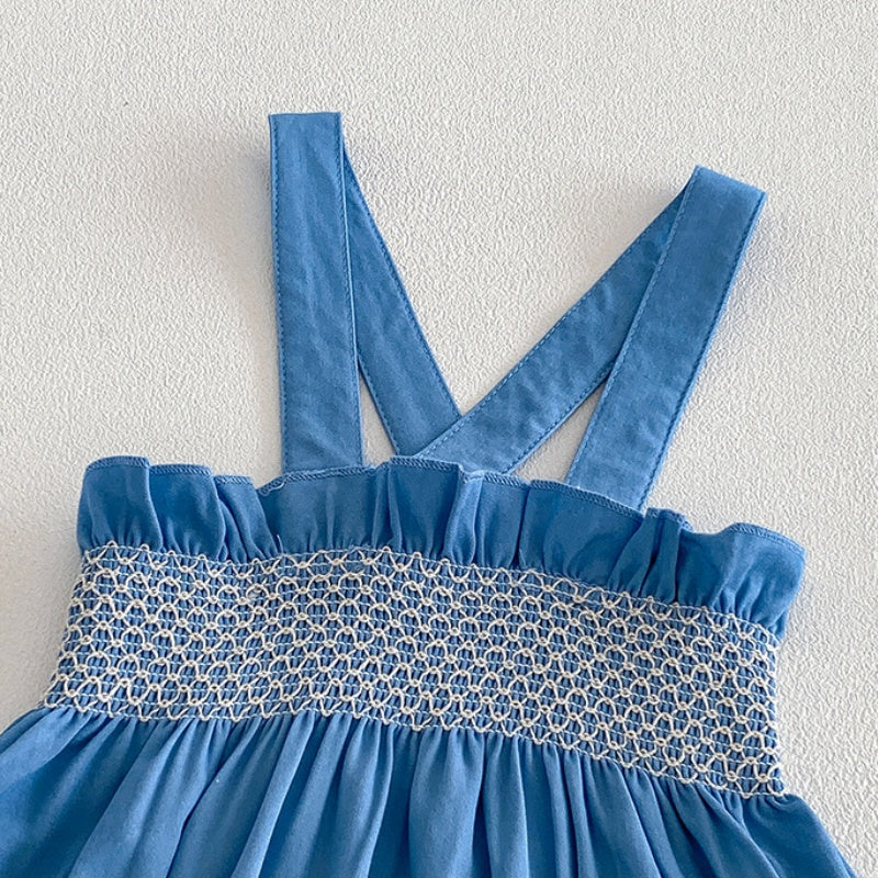 【BABY】夏新作総柄蝶結びTシャツ＆サロペットロンパースSK104511