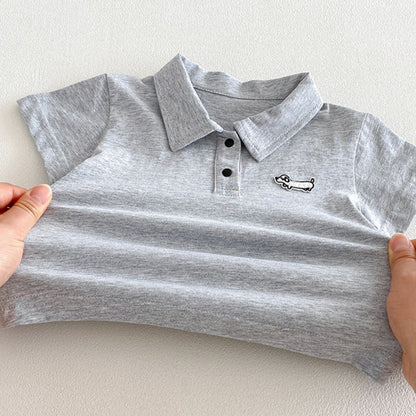 【BABY】夏新作カートゥーンワッペンTシャツ、ストライプショートパンツSK104808