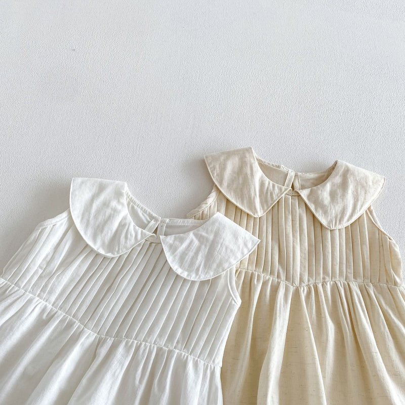 【BABY&KID】夏新作コットンノースリーブワンピースSK105020