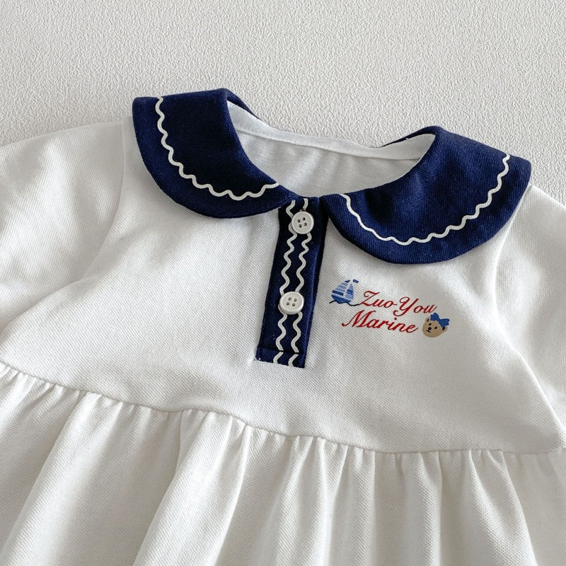 【BABY&KID】夏新作丸襟カートゥーンワンピースSK105524