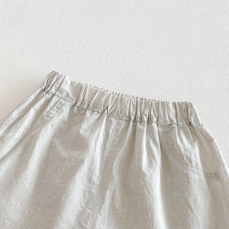 【BABY】夏新作韓国風シンプル無地セットアップSK104811