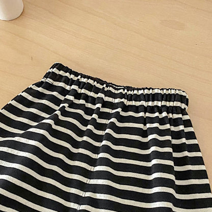 【BABY】夏新作ペンギンTシャツ＆ボーダーパンツSK104518