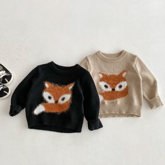 【BABY&KID】キツネ柄ニットセーターSK092921