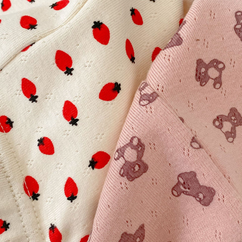 【BABY&KID】小花柄、くまベルボトムパンツSK100825