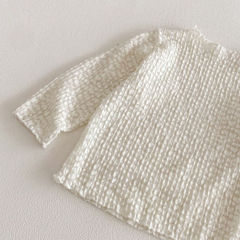 【BABY&KID】ジャカード蝶結びノースリーブワンピースSK104319