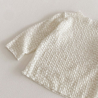 【BABY&KID】ジャカード蝶結びノースリーブワンピースSK104319