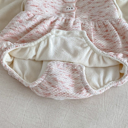 【BABY】冬新作うさぎあったかカバーオールSK103003