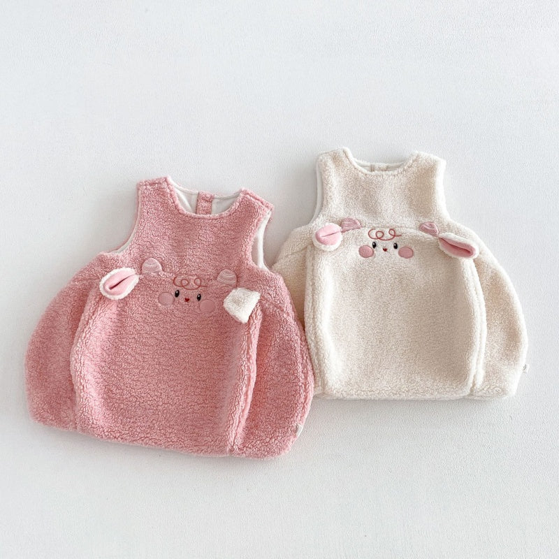【BABY&KID】カートゥーン裏起毛ワンピース、トップス、レギンスSK108119