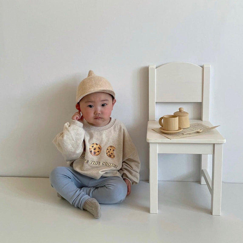 【BABY&KID】ビスケット長袖スウェットSK100744
