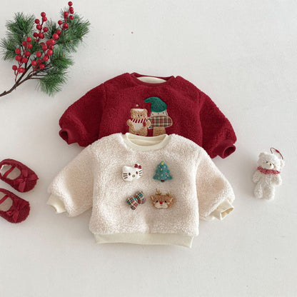 【BABY&KID】冬新作キャラ厚手トレーナーSK103033