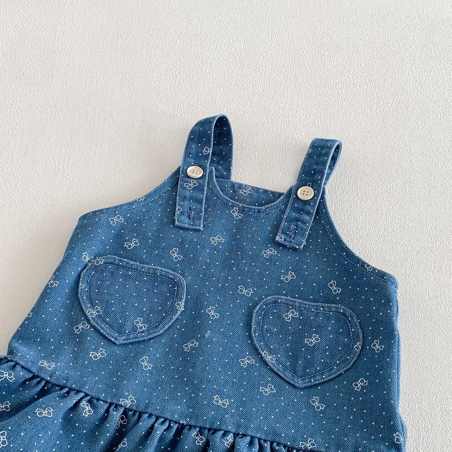 【BABY&KID】 総柄リボンプリントワンピースSK103508