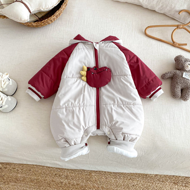 【BABY】韓国風切り替えカバーオールSK102931