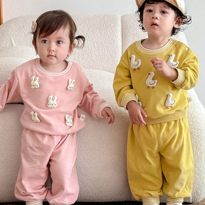 【BABY&KID】立体ぬいぐるみセットアップSK100313