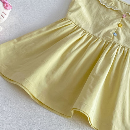 【BABY&KID】夏新作刺繍カートゥーンワンピースSK105522
