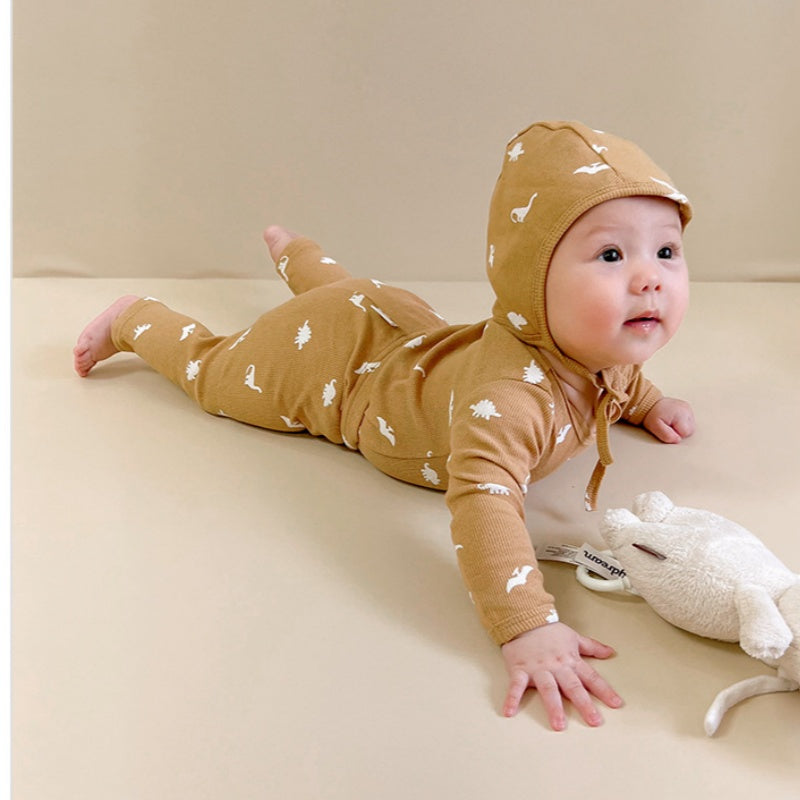 【BABY】北欧風カートゥーンプリントロンパース、レギンスSK101324
