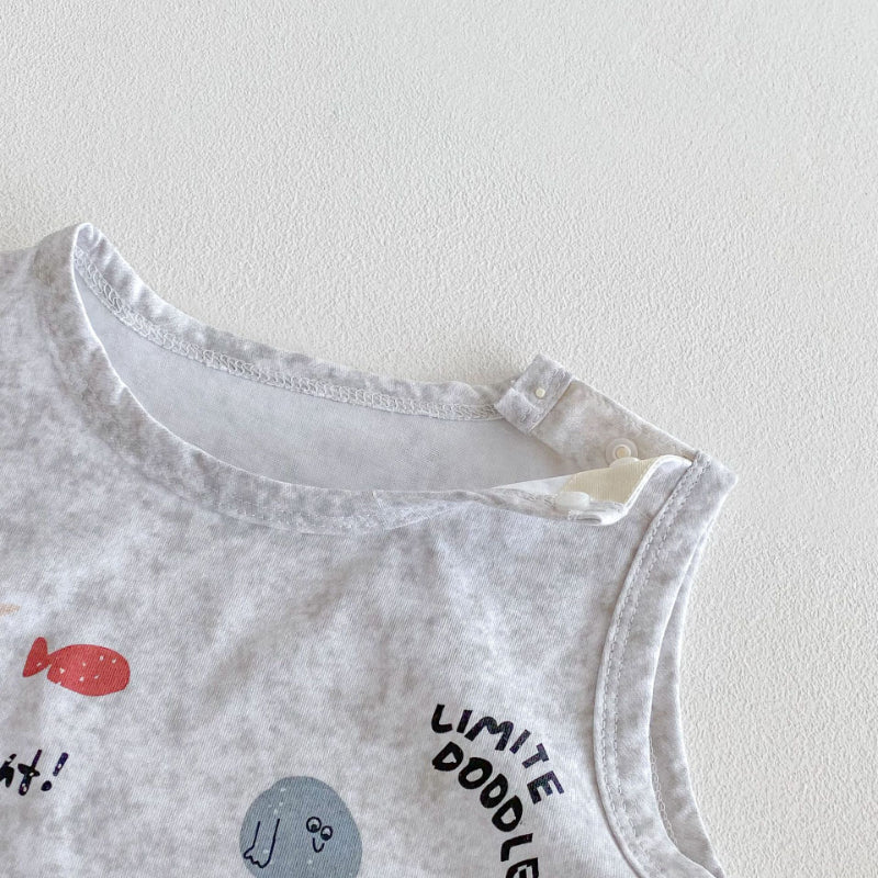 【BABY&KID】夏新作 カートゥーンtシャツ、トライプパンツSK080611