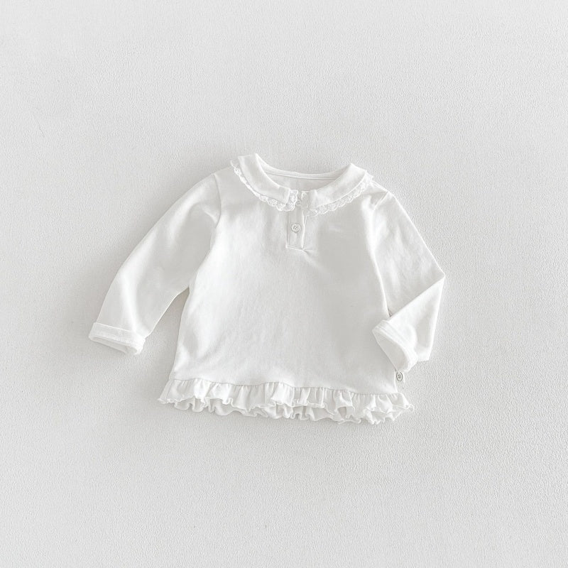 【BABY&KID】丸襟長袖トップスSK106616
